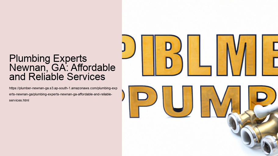 Plumbing Experts Newnan, GA: Affordable and Reliable Services