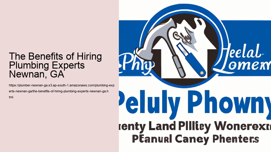 The Benefits of Hiring Plumbing Experts Newnan, GA